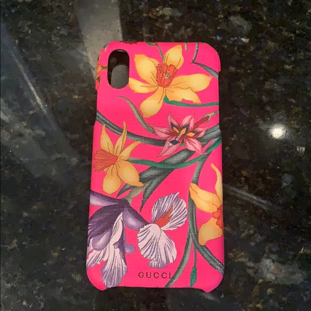 GUCCI 2019 SS Flower Patterns iPhone X/XS